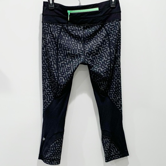 Lululemon Pace Rival Crop Tight with Mesh - Picture 3 of 9